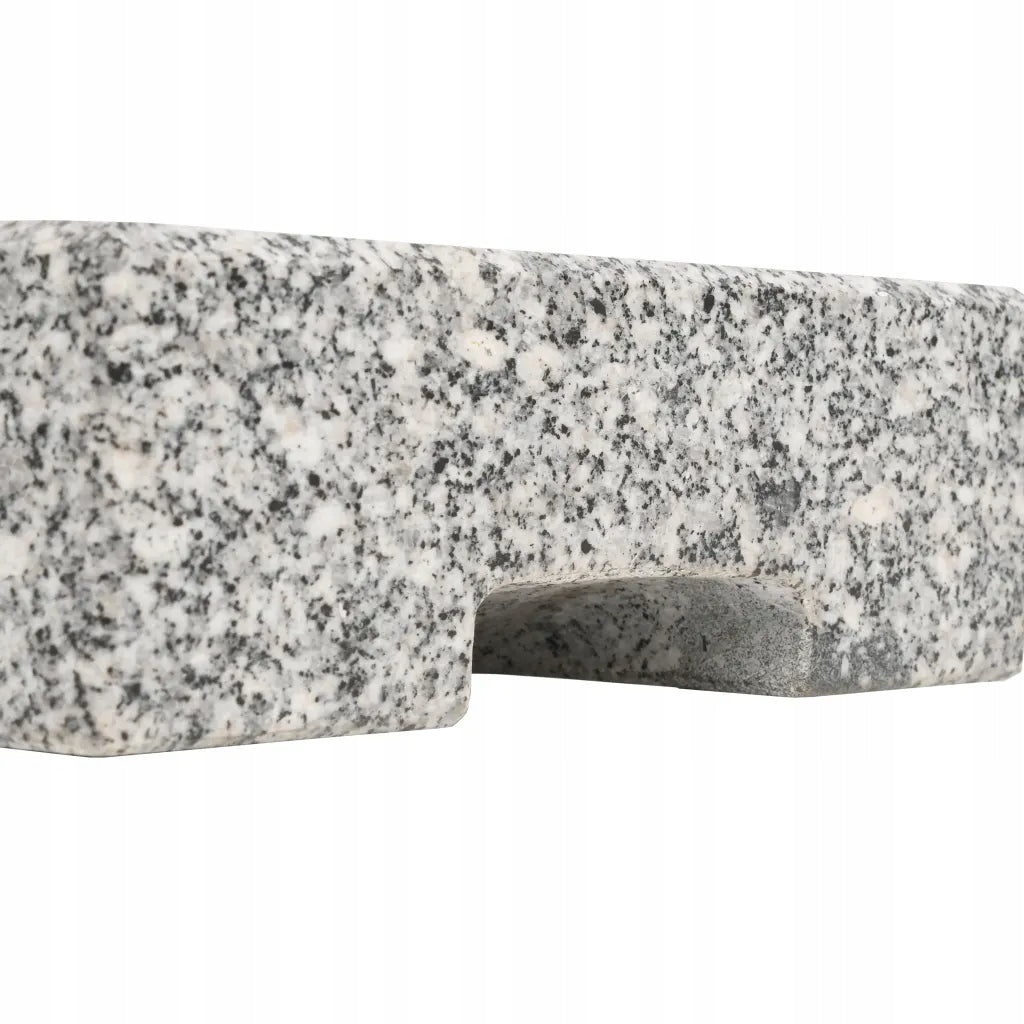 Rectangular umbrella base, granite, 25 kg Manufacturer code 43725