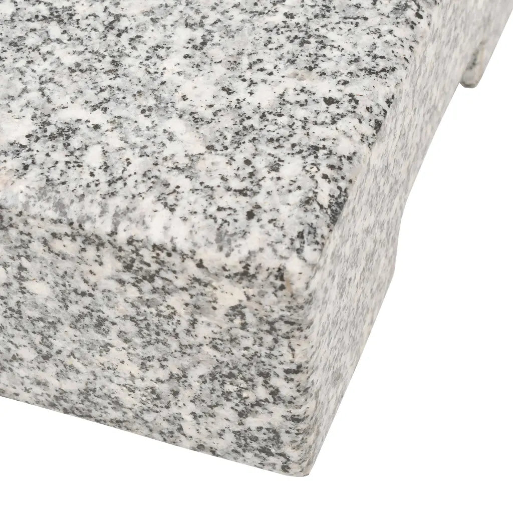 Rectangular umbrella base, granite, 25 kg Product height 39 cm