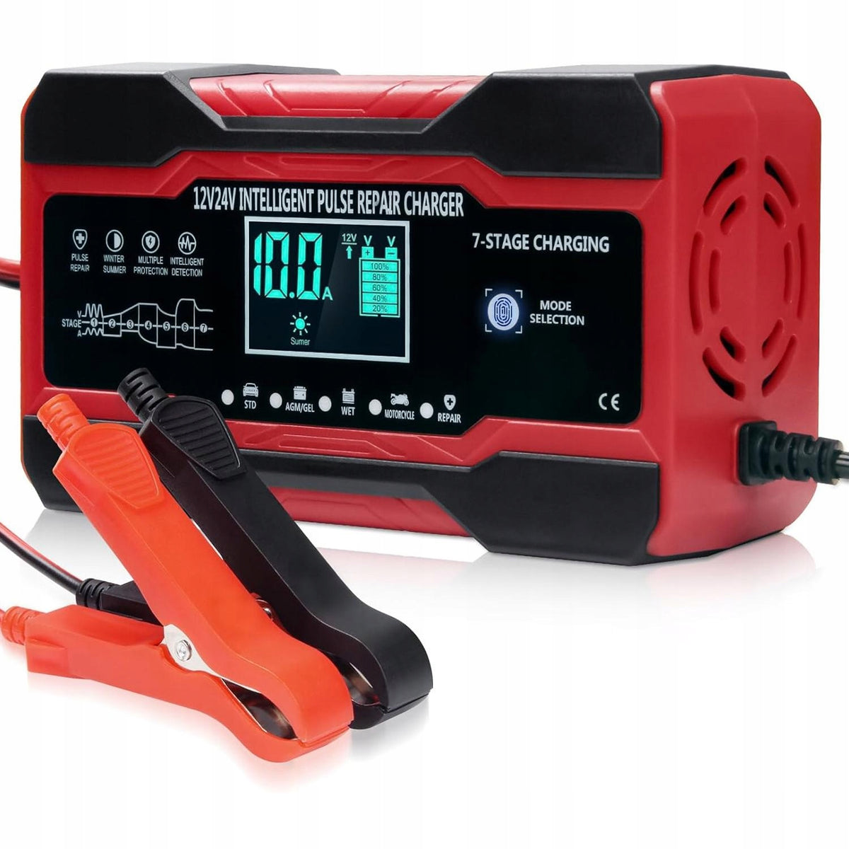 Rectifier 12V/24V 10A 180W Repair Support Charger