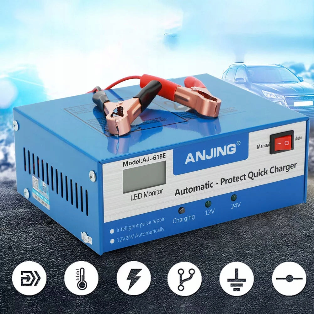 Rectifier 12V- 24V Charger for Car Battery 10A Model 8CR0184