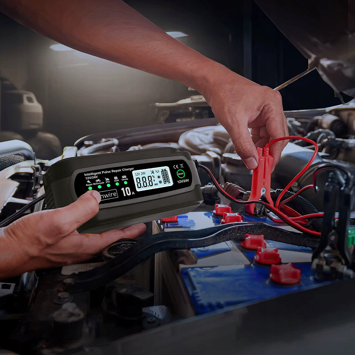 Rectifier Car Battery Charger with Repair Function 12V 24V 10A Brand no brand
