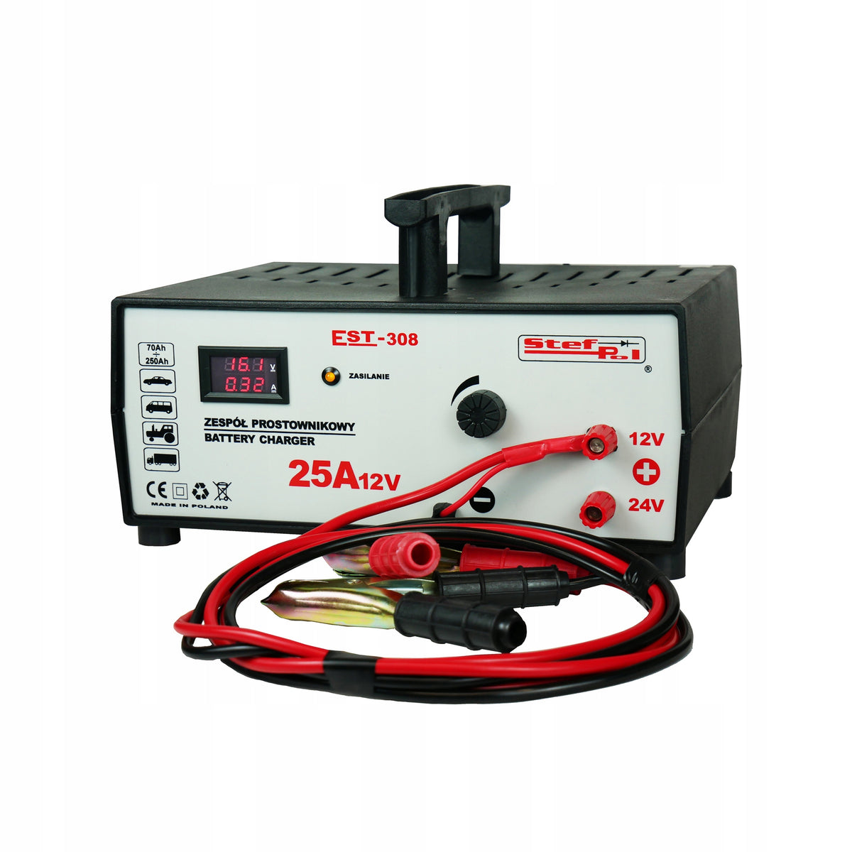 Rectifier EST-308 12V/24V/25A