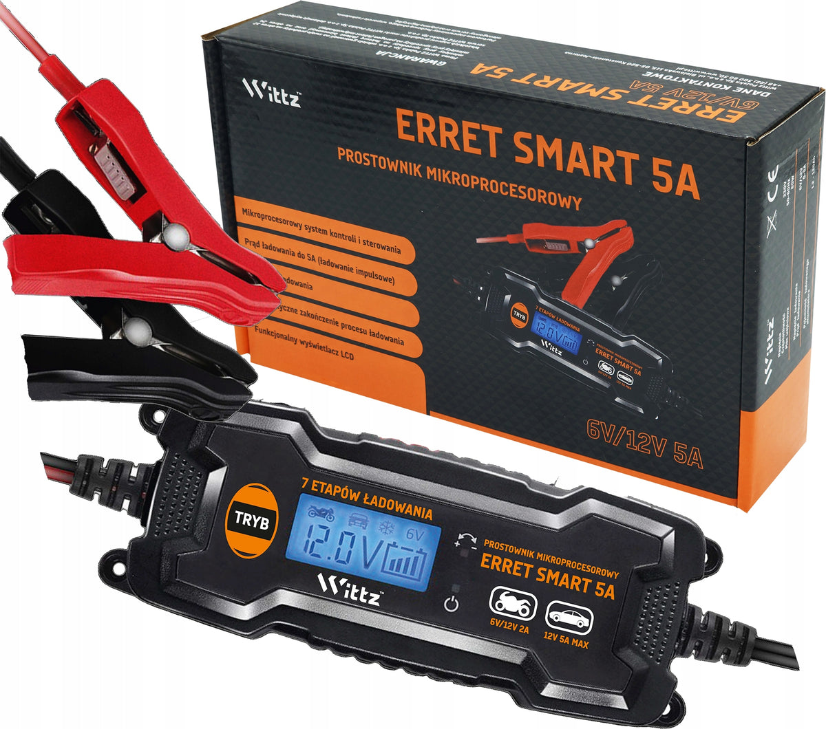 Rectifier charger smart ERRET SMART 6V 12V 5A
