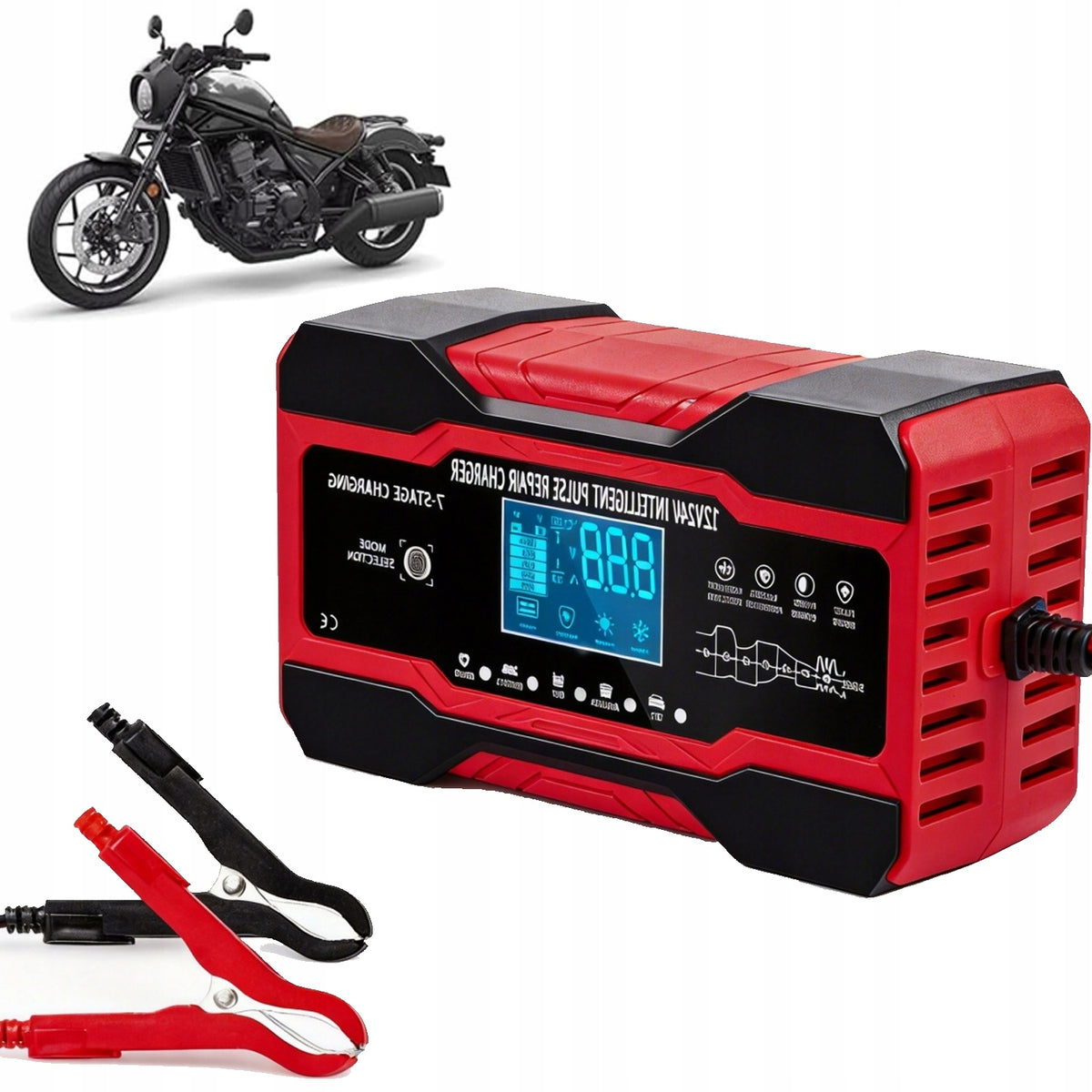 Rectifier for SMART 8in1 batteries with 12V 24V automatic repair function
