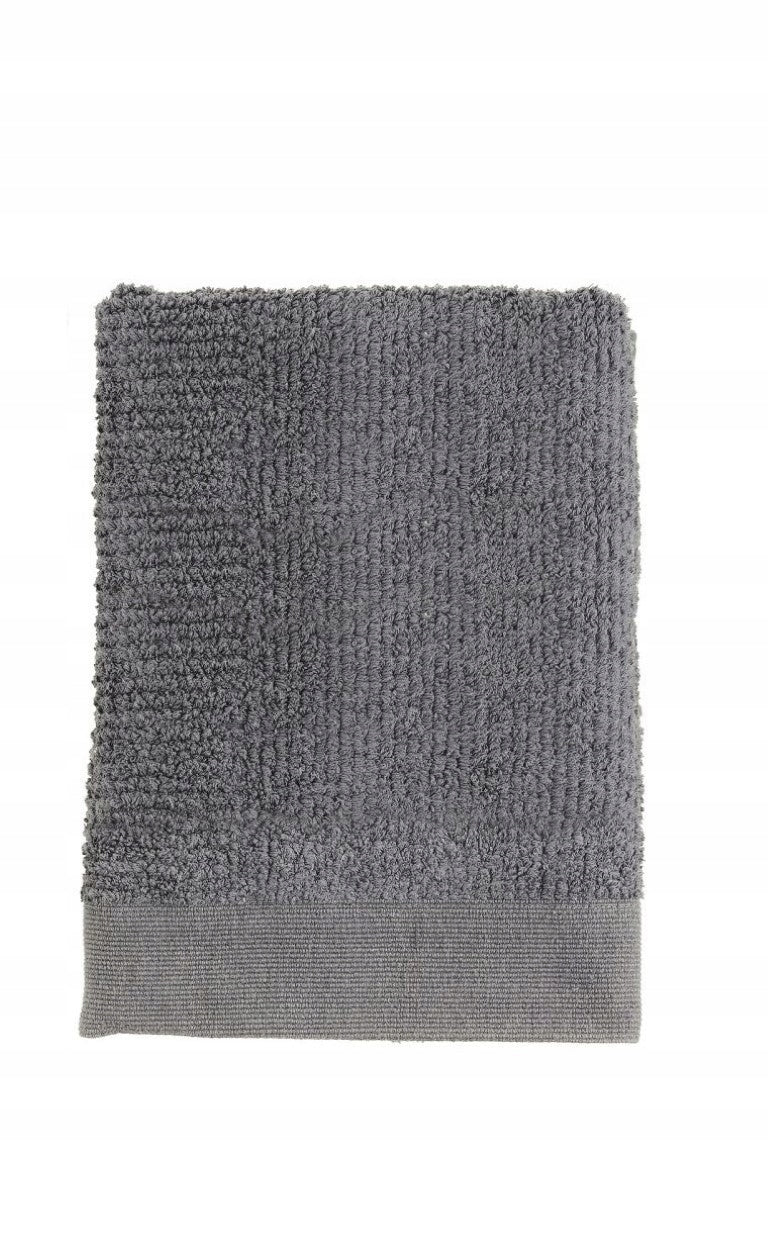 Handtuch Zone Classic Grau, 70 x 140 cm 