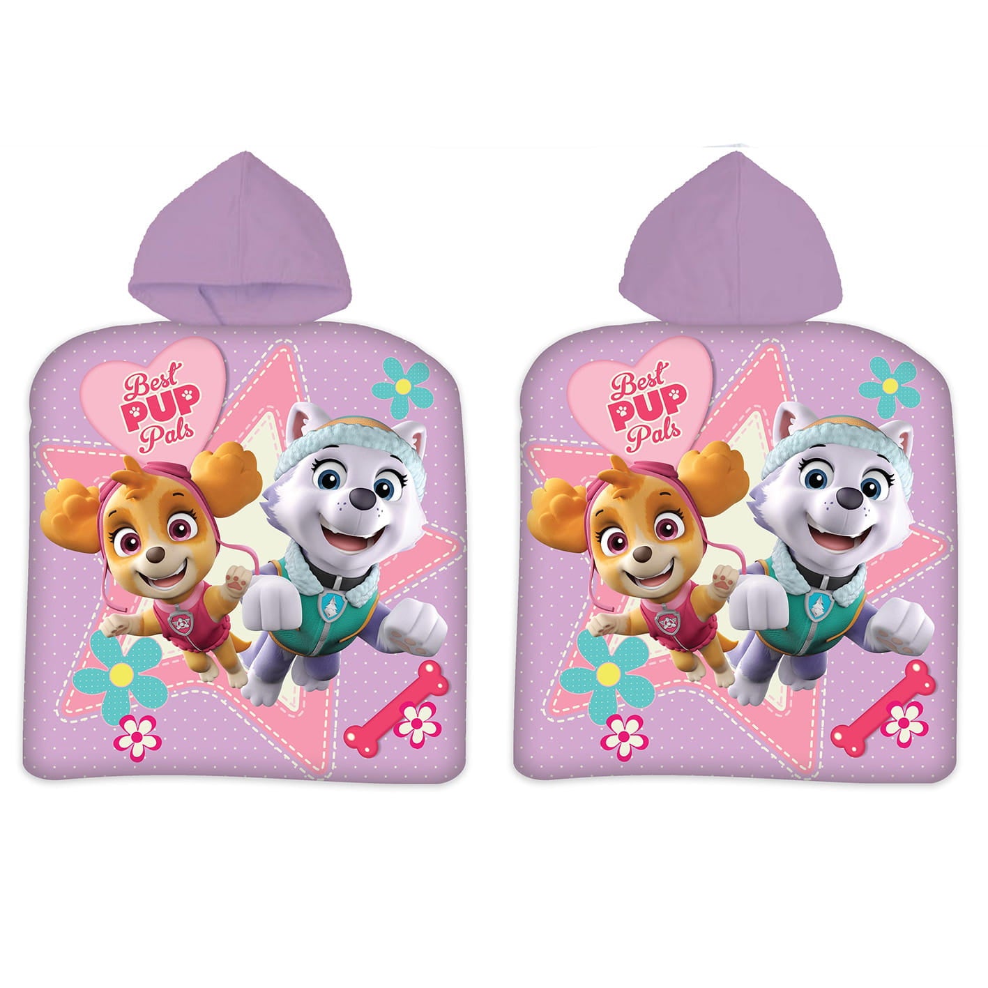 Vaikiškas rankšluostis Poncho Paw Patrol, 50x100 cm