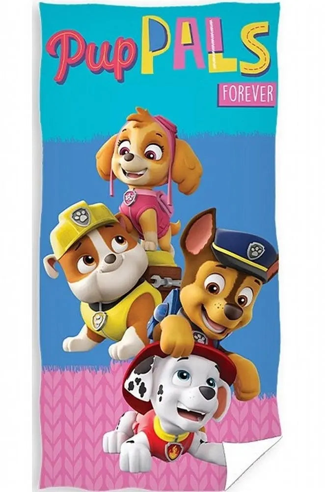 Paplūdimio rankšluostis Paw Patrol, 70 x 140 cm