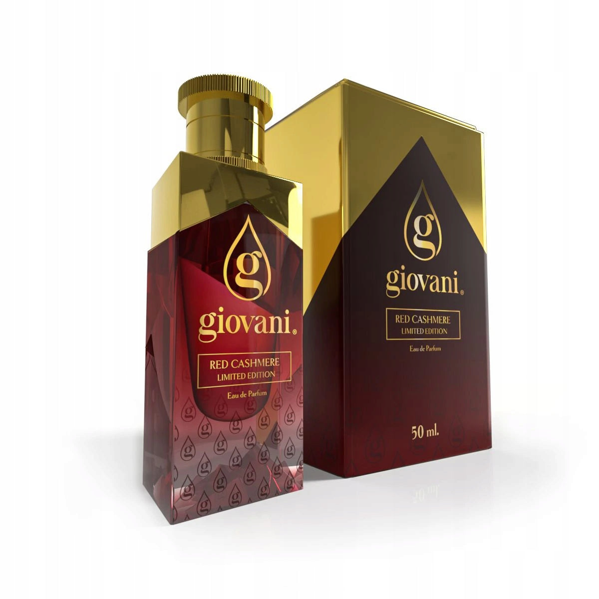 Red CASHMERE Perfume Packaging status original