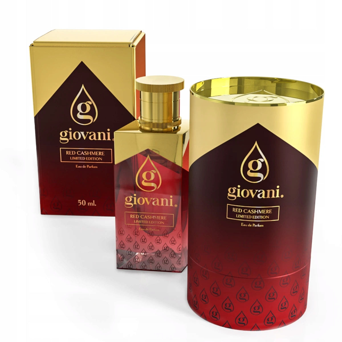 Red CASHMERE Perfume Packaging volume 50 ml