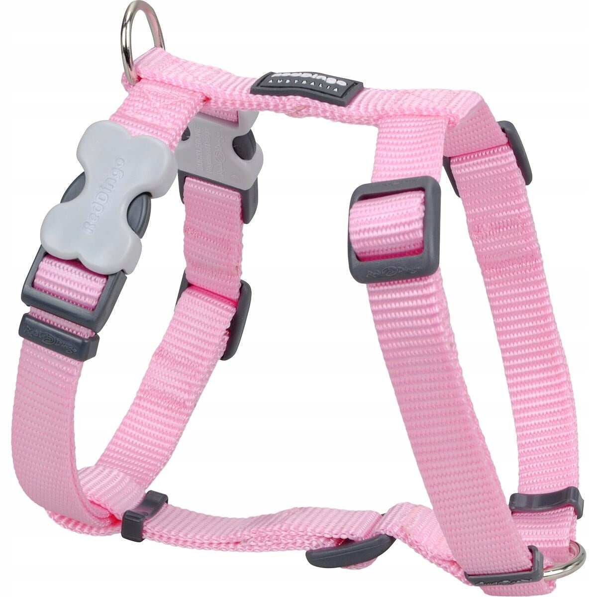 Red Dingo postroj - Pink - 12 mm x 30-44 cm