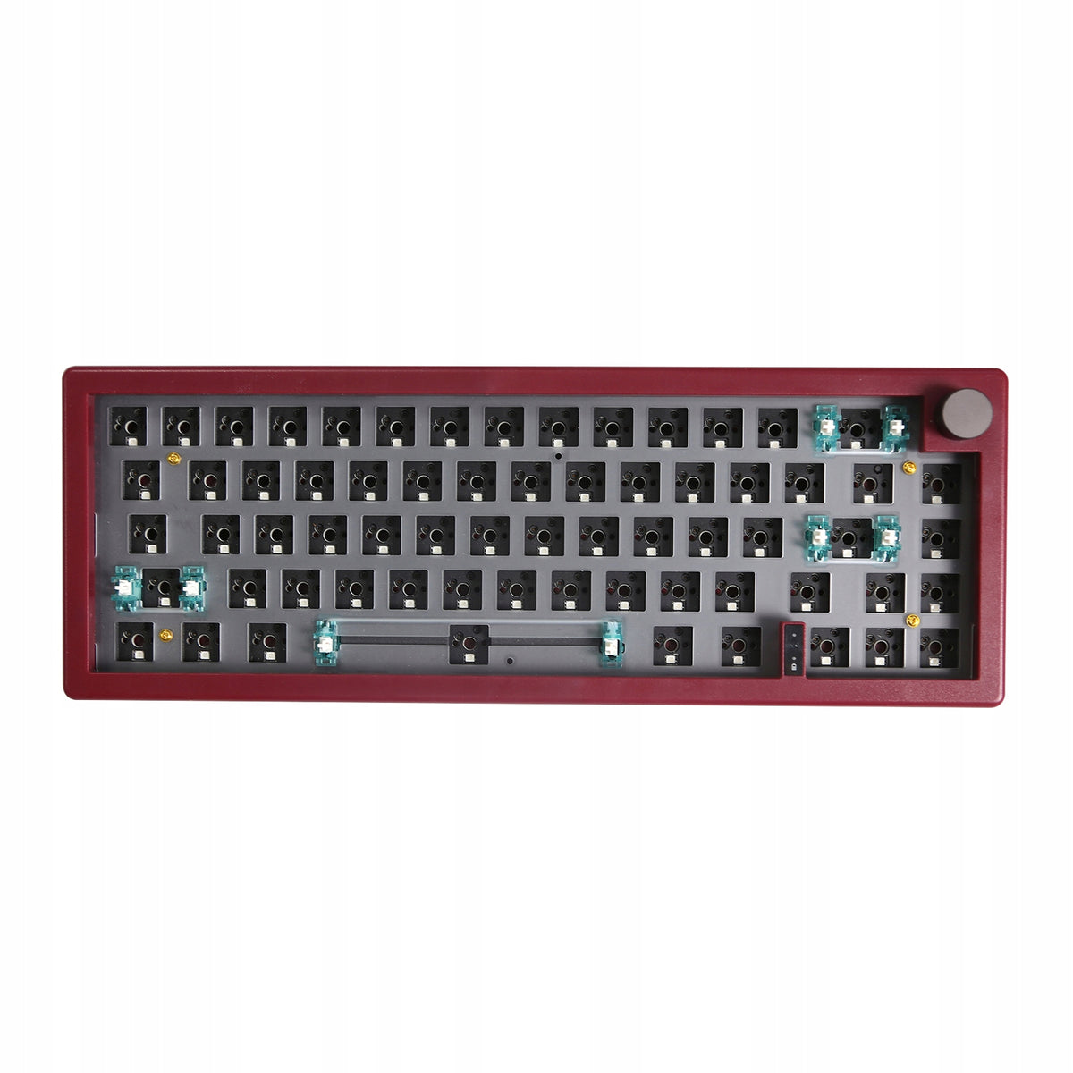 Red GMK67 65% DIY Kit Hotswap RGB Wireless 2.4Ghz Mechanical Keyboard