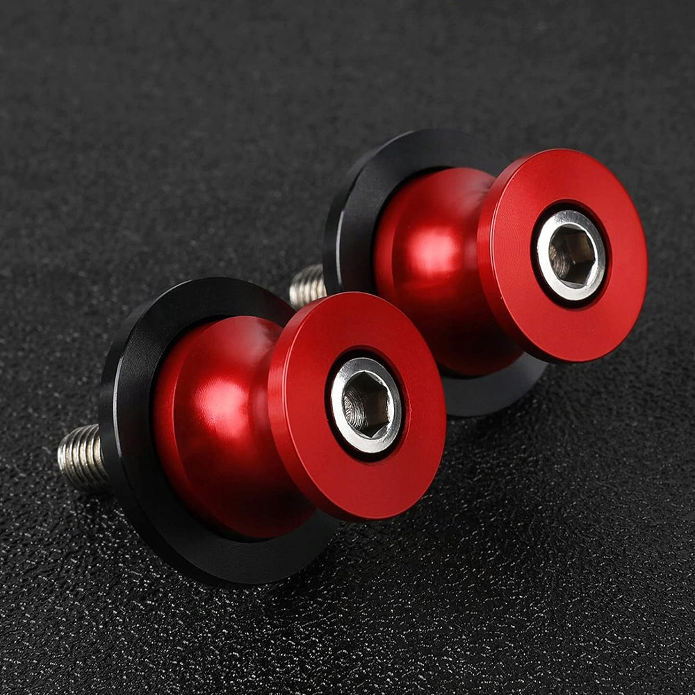 Red M8 Motorcycle Sliders Control Arm Rollers for Motorcycle Lifting Manufacturer no brand