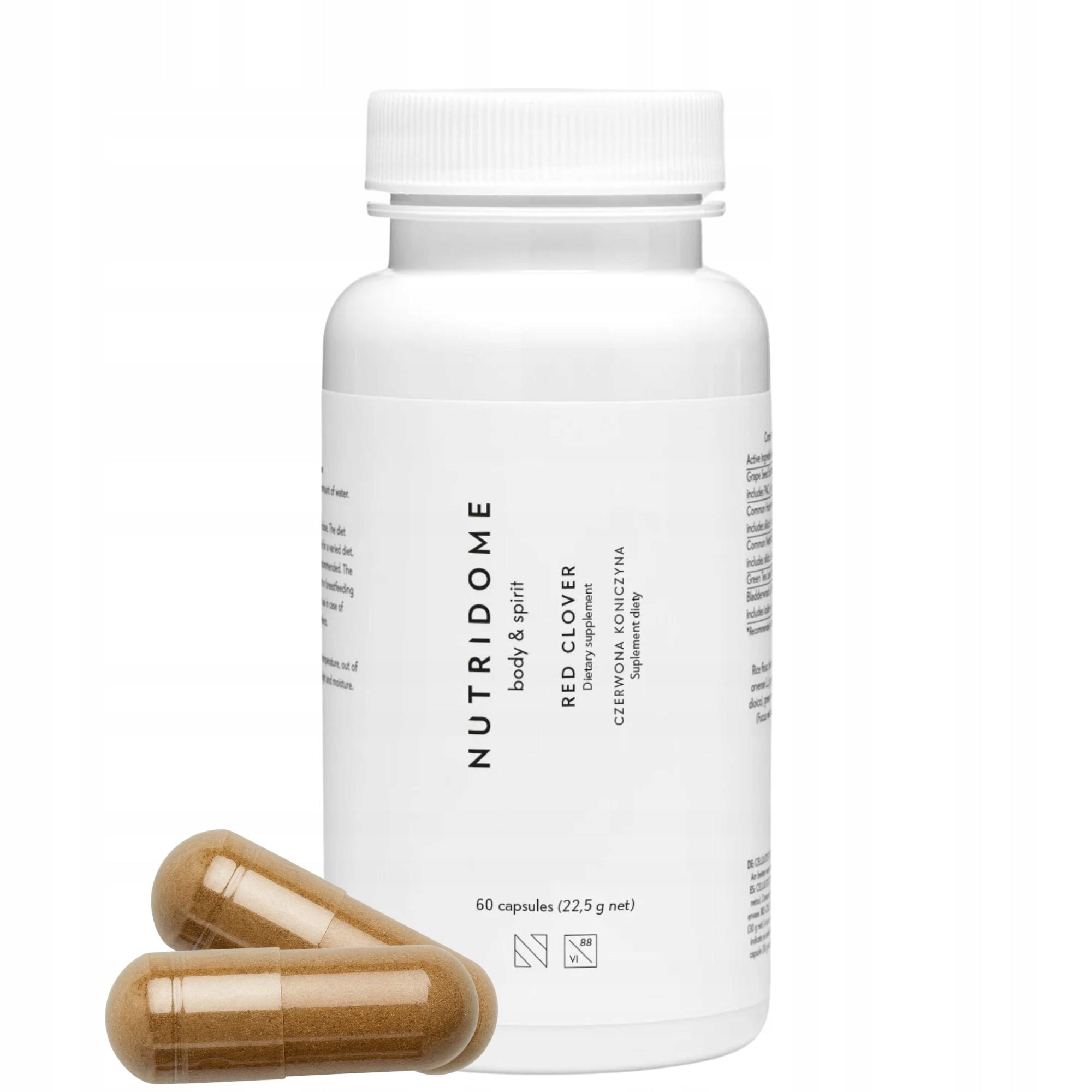 Red clover isoflavones MENOPAUSE irritability SWEATING 60sz Nutridome