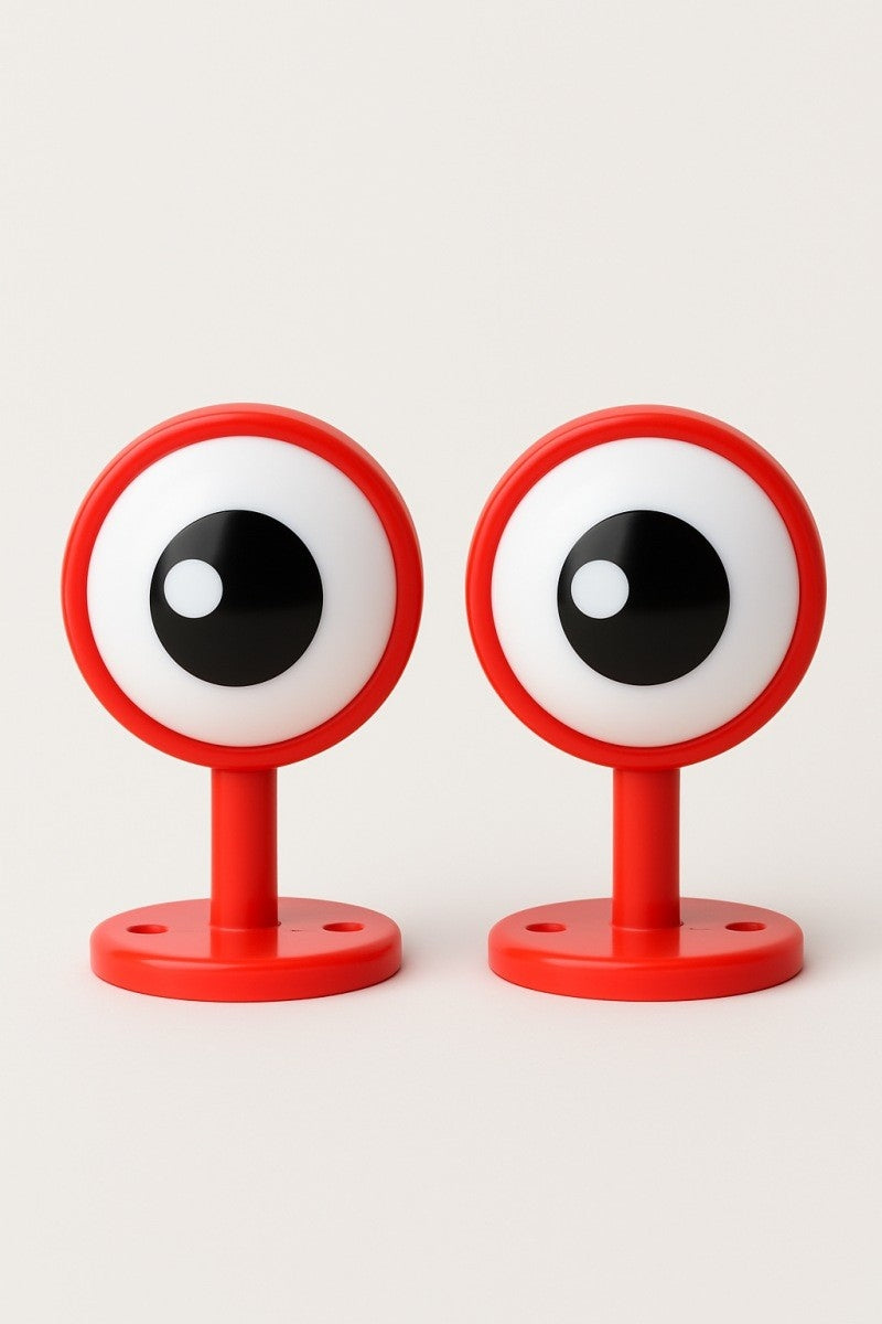 Red eyes for helmet 2 pcs - Be yourself