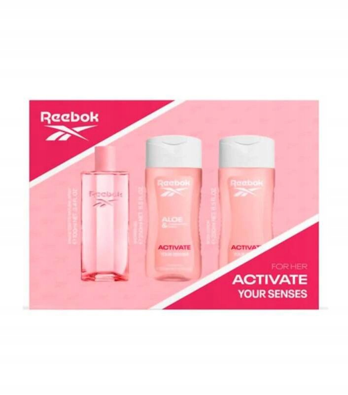 Reebok Activate Your Senses Woman Edt 100ml & Gel 250 ml + Body 250ml
