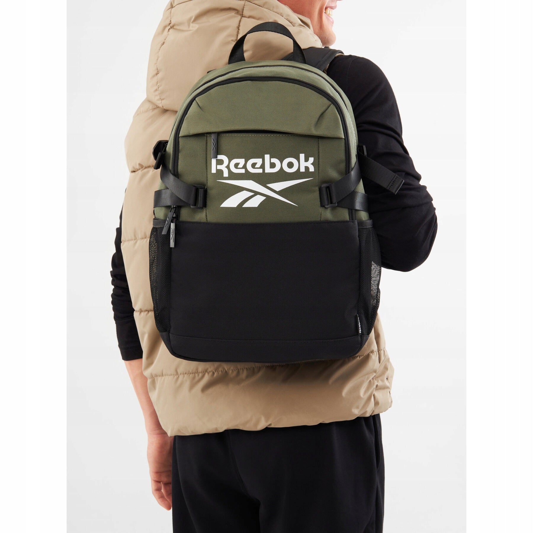 Reebok Backpack Unisex Khaki 5907964176954