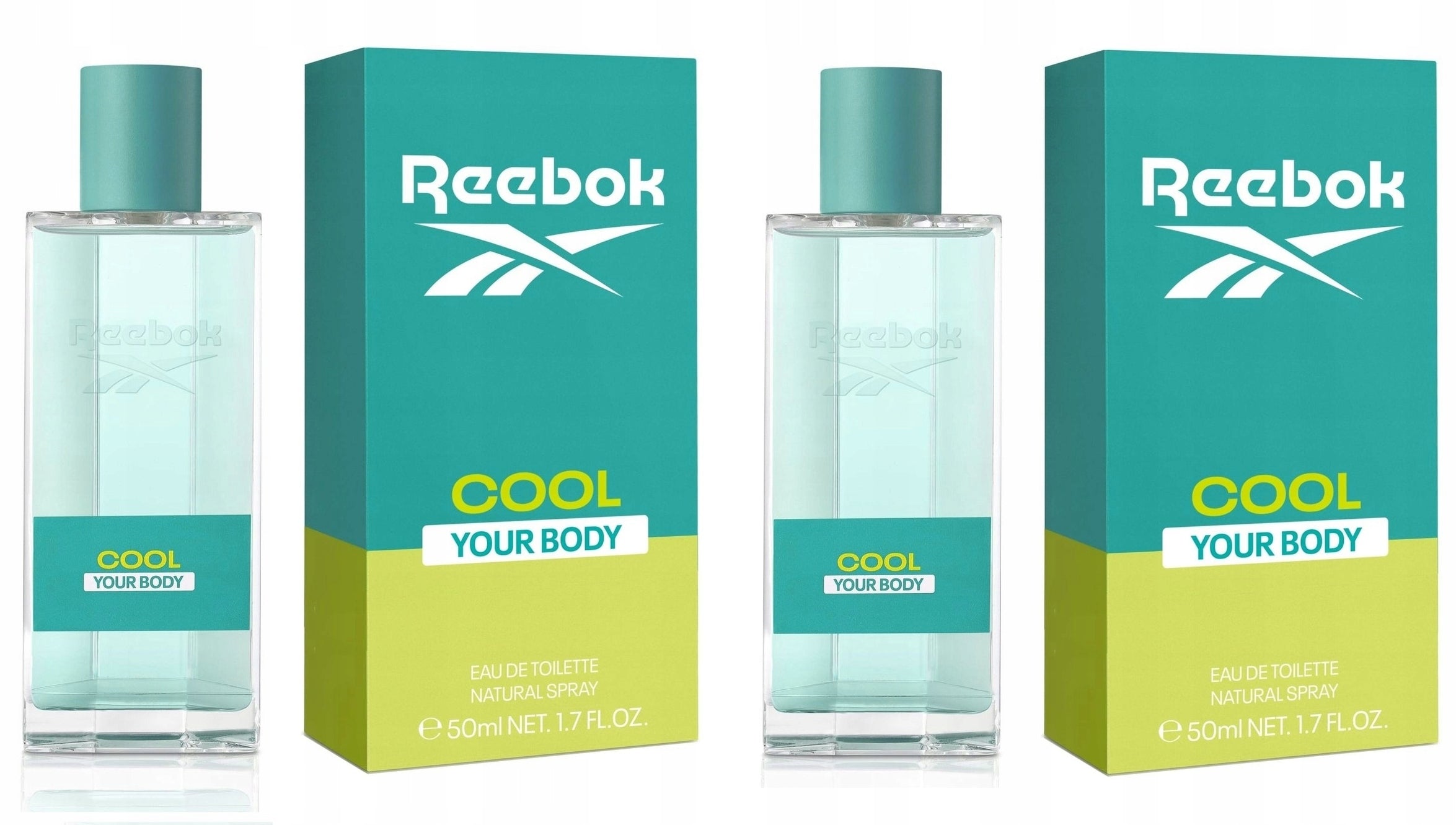 Reebok Cool Your Body Woman 2x50ml eau de toilette for women