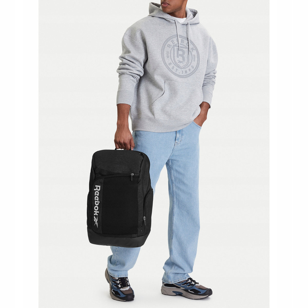 Reebok Men's Sports Backpack Black REEBOK-CWBEO-RBK-WS-007-09 Cza Packaging status original