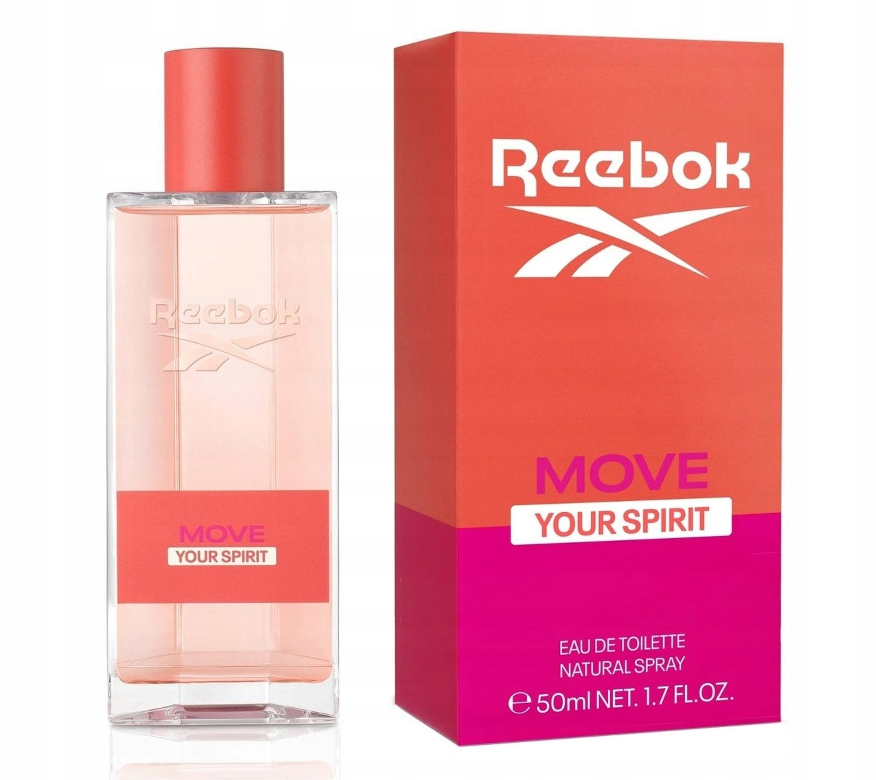 Reebok Move Your Spirit Woman 2x50ml Women's eau de toilette Packaging status original