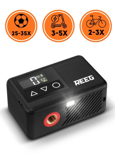 Reeg Air Pump MINI for bicycle, scooter, ball 120 PSI Weight 108 g
