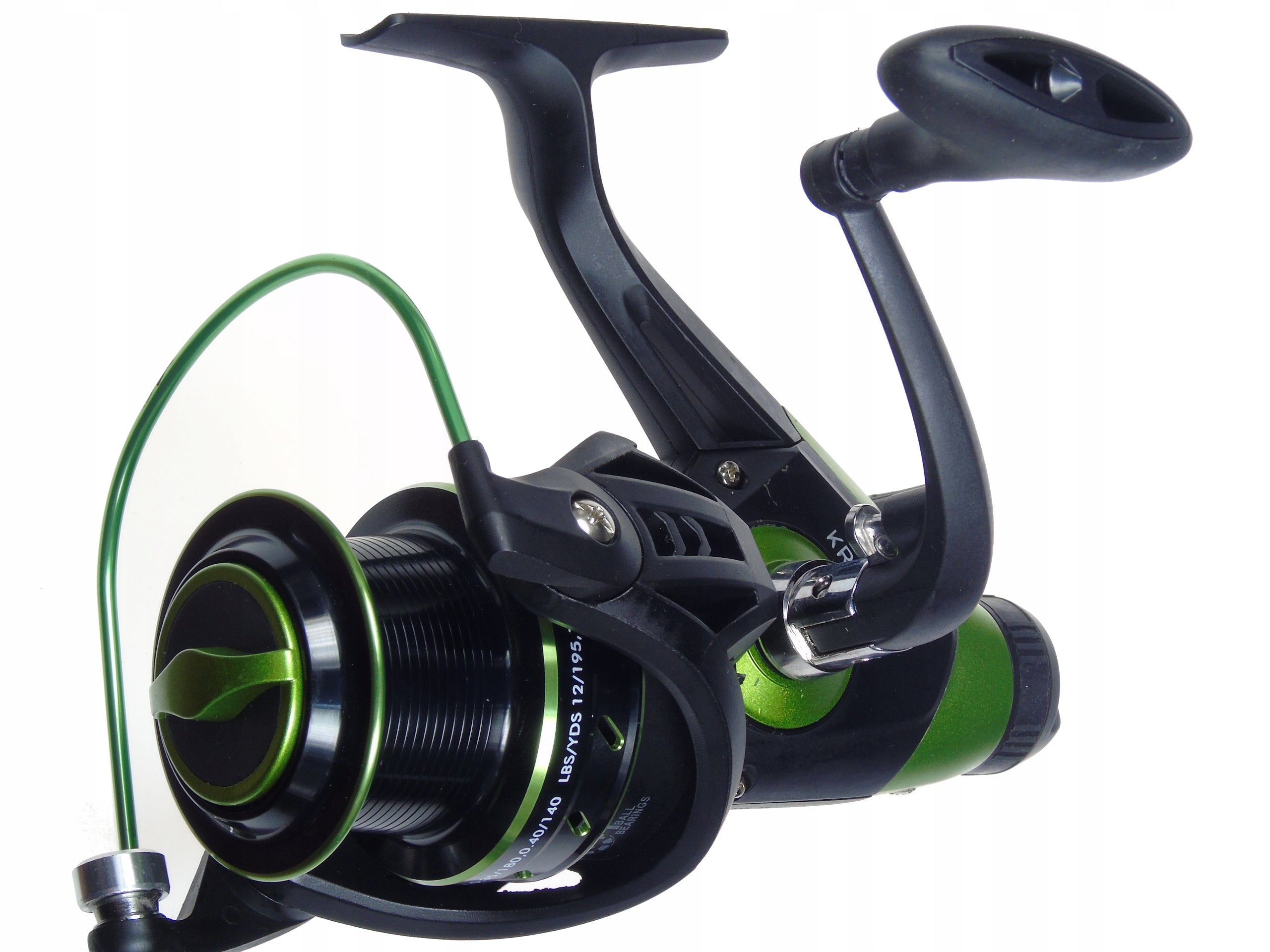 Reel KR 5000 free gear FEEDER 7 + 1 bearings GREEN RUNNER Carp carp Model WOLNY BIEG GRUNT 5000 K GREEN RUNNER