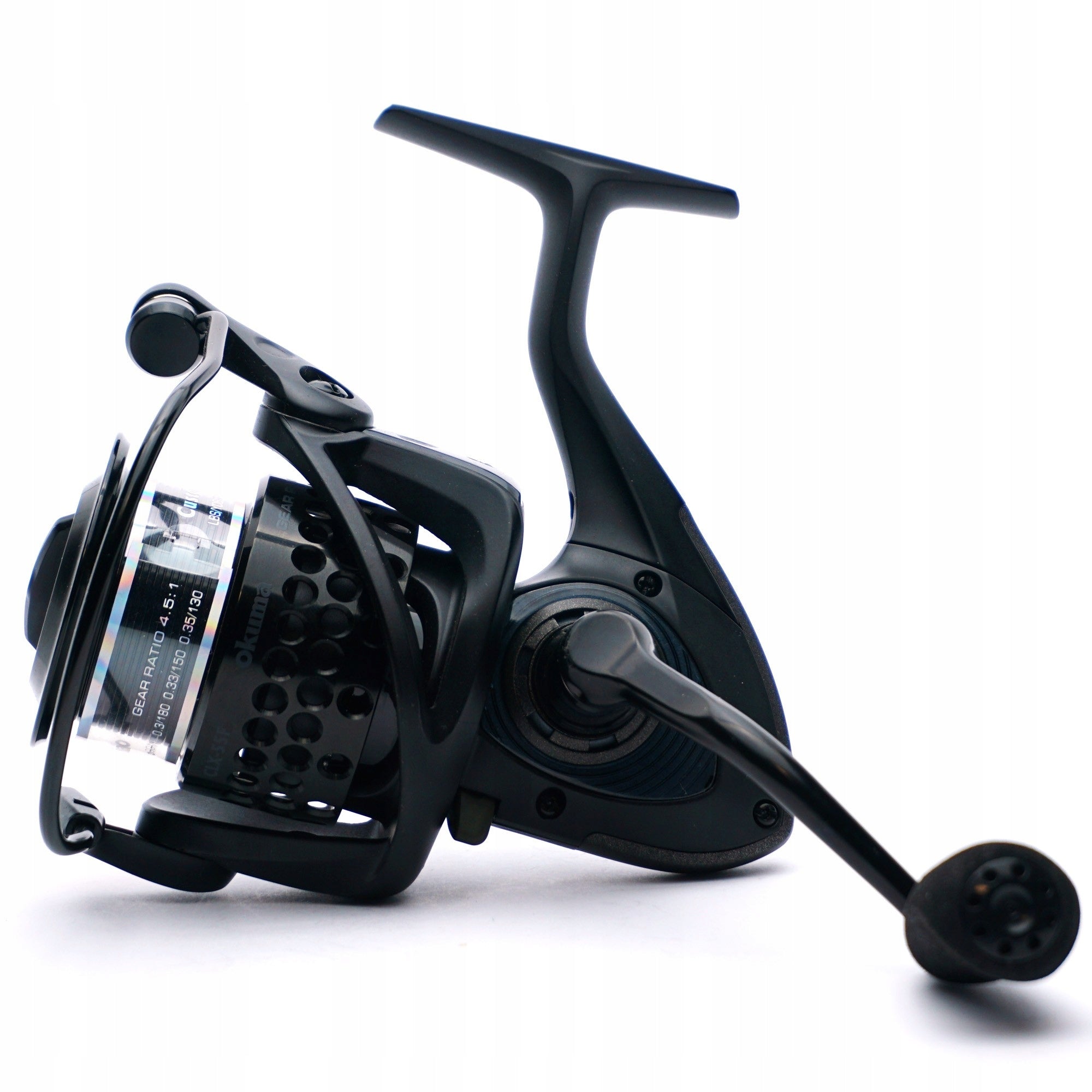 Reel Okuma Custom Black Feeder CLXF-55 FD 4.5:1 Packaging status original