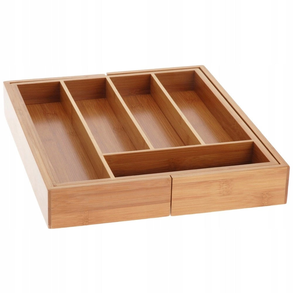 Refill for Cutlery for Drawer ORION Bamboo Extendable 26-40 cm Length 35.5 cm