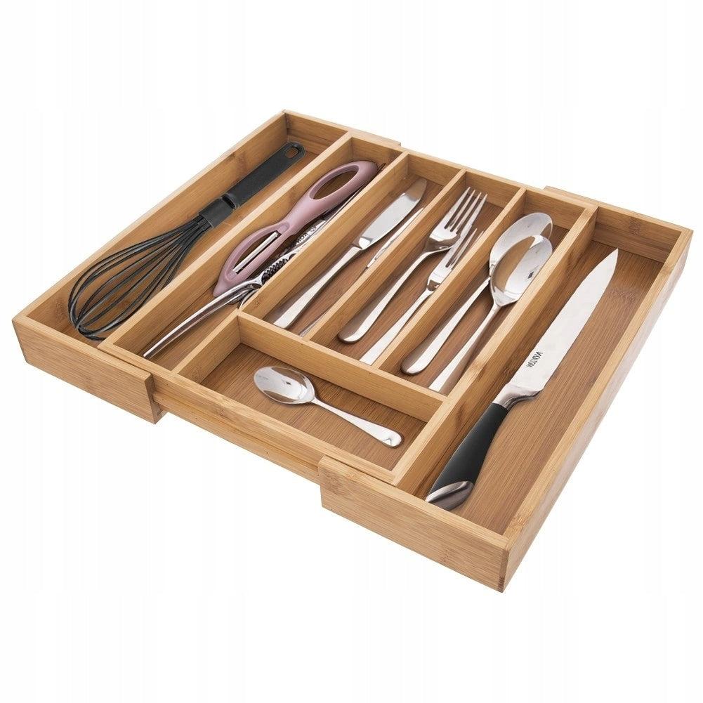 Refill for Cutlery for Drawer ORION Bamboo Extendable 26-40 cm