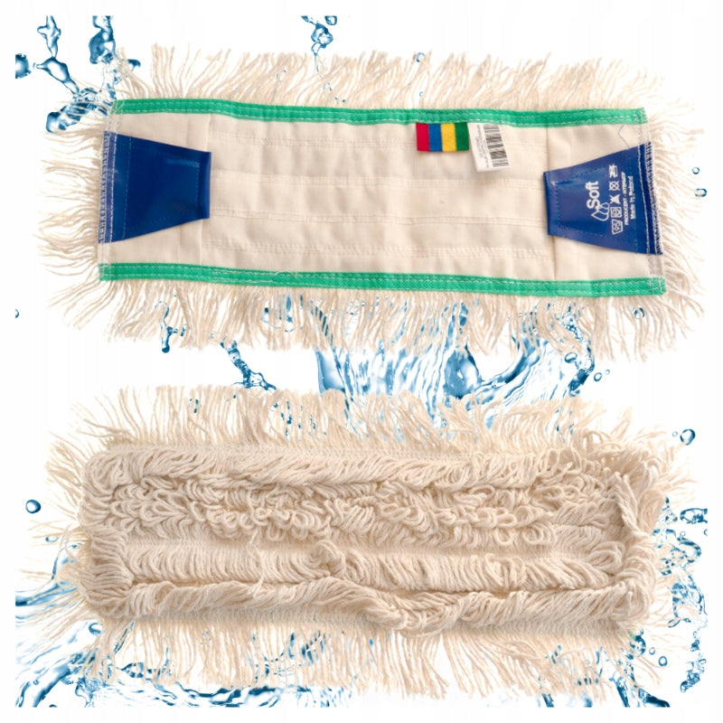 Refill for Flat Mop Soft Two-system Pocket Laundry up to 95°C 40cm