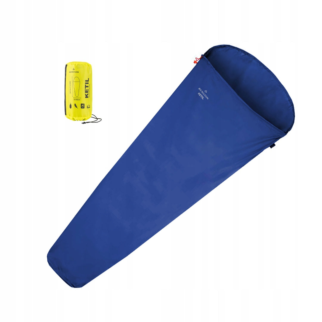 Refill for sleeping bag BERGSON KETIL Mummy Galaxy Blue light 200 x 80 cm