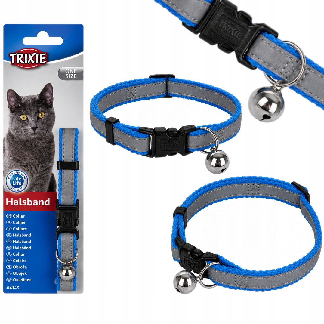 Reflective Collar for Cat Trixie Adjustable 20-32cm with Tinker Bell, Colours
