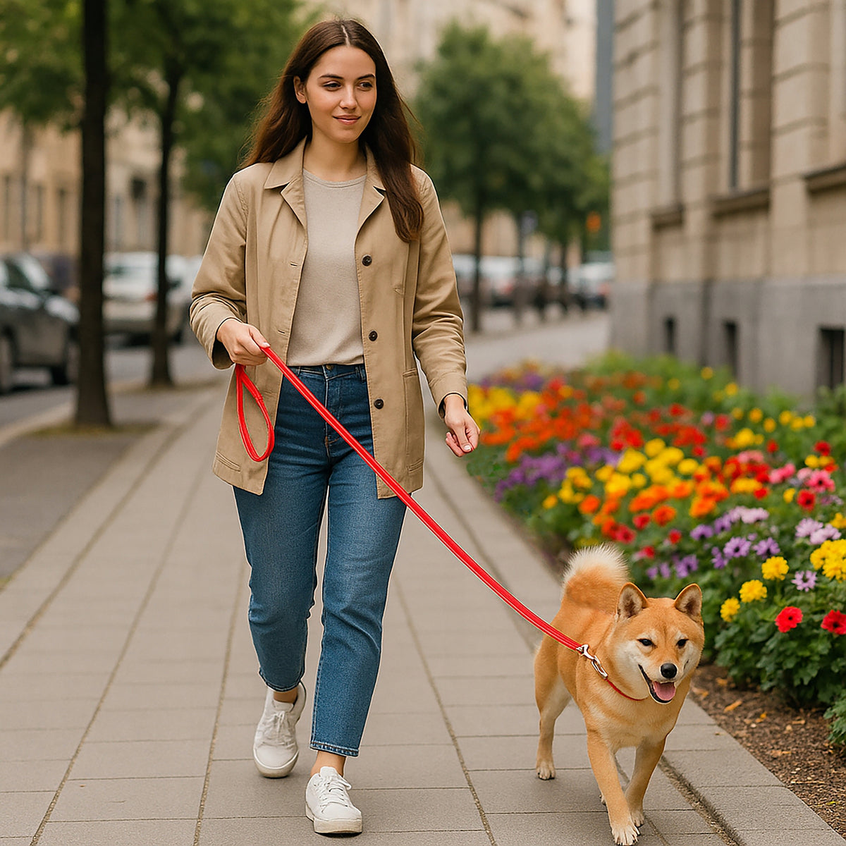 Reflective Dog Leash 120 cm Walking Universal Durable Webbing EAN (GTIN) 5902414560239