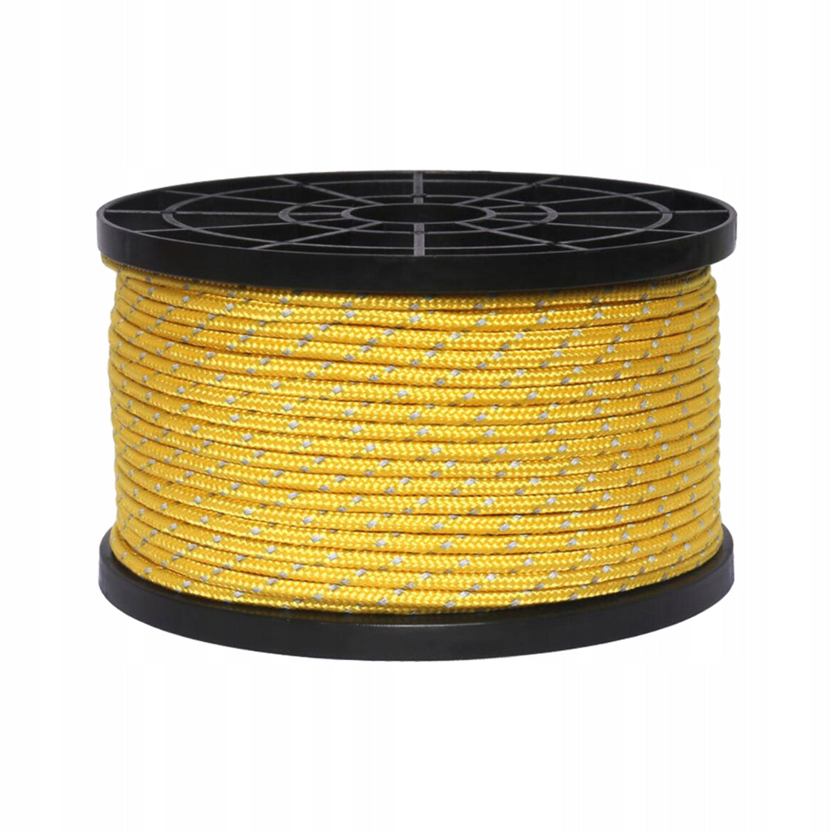 Reflective Guyline 6 Strand Camping Tent Awning Rope Cord Tensioner Yellow