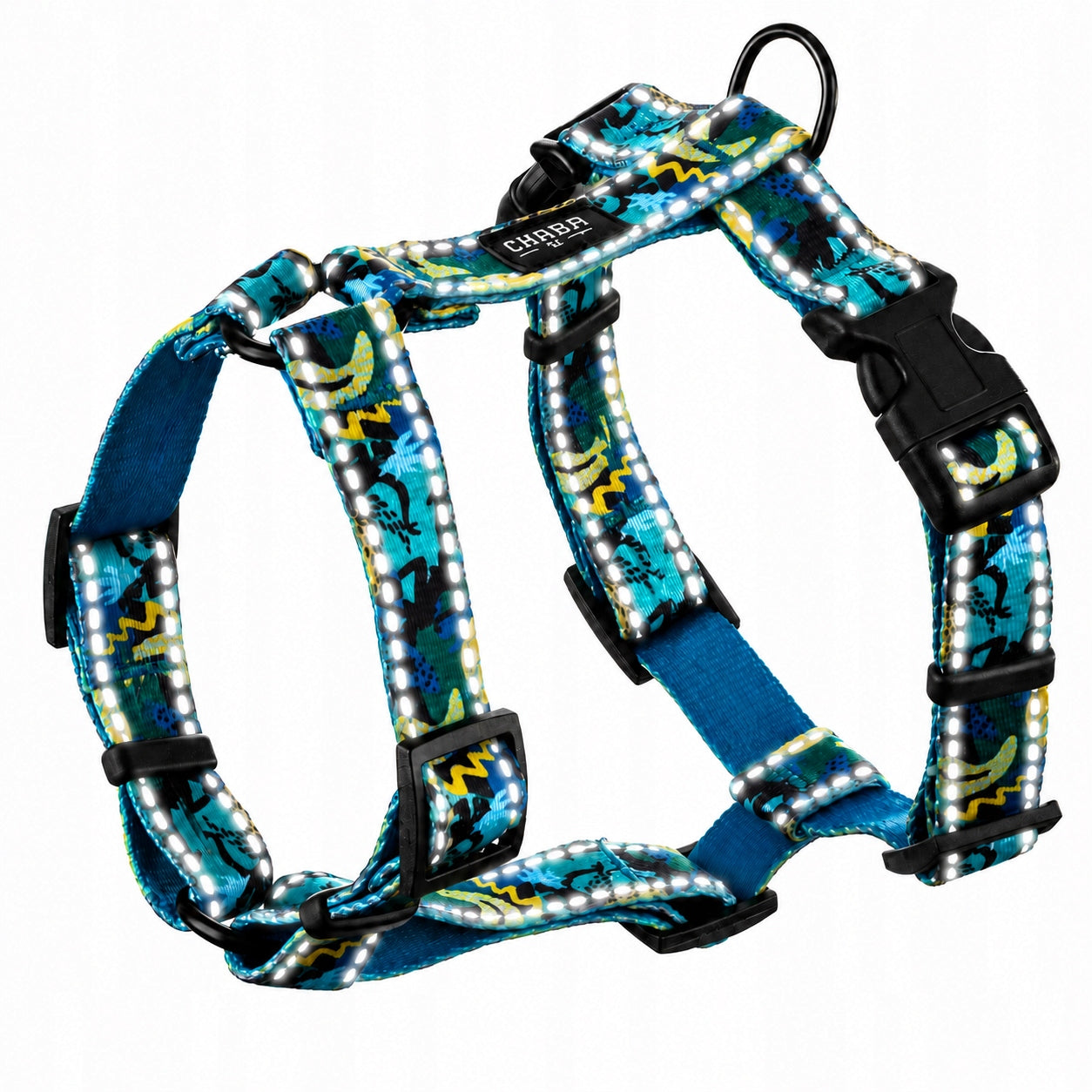 Reflective Harness Guard For Dog CHABA | Carnival Pattern | NO ABSORB