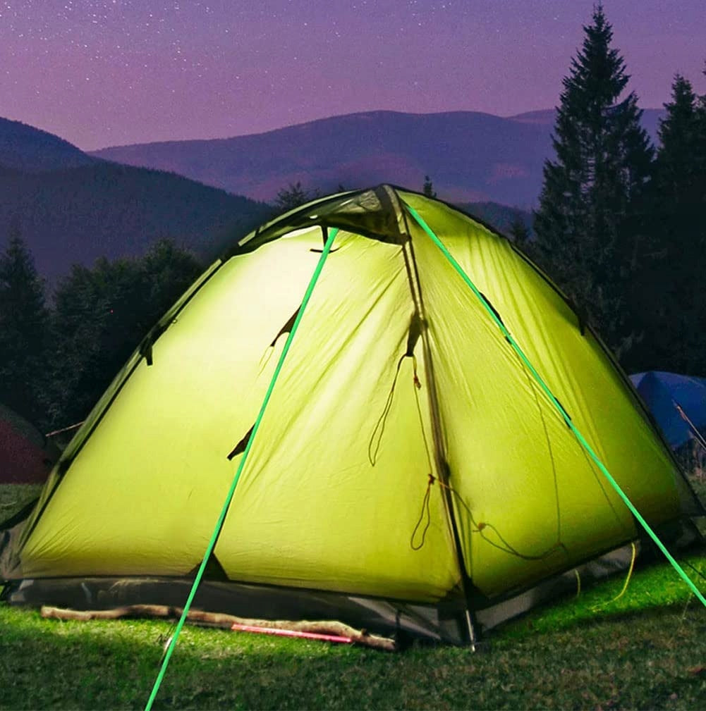 Reflective Tent Tension Ropes With Camping Tensioner Regulator Packaging status original