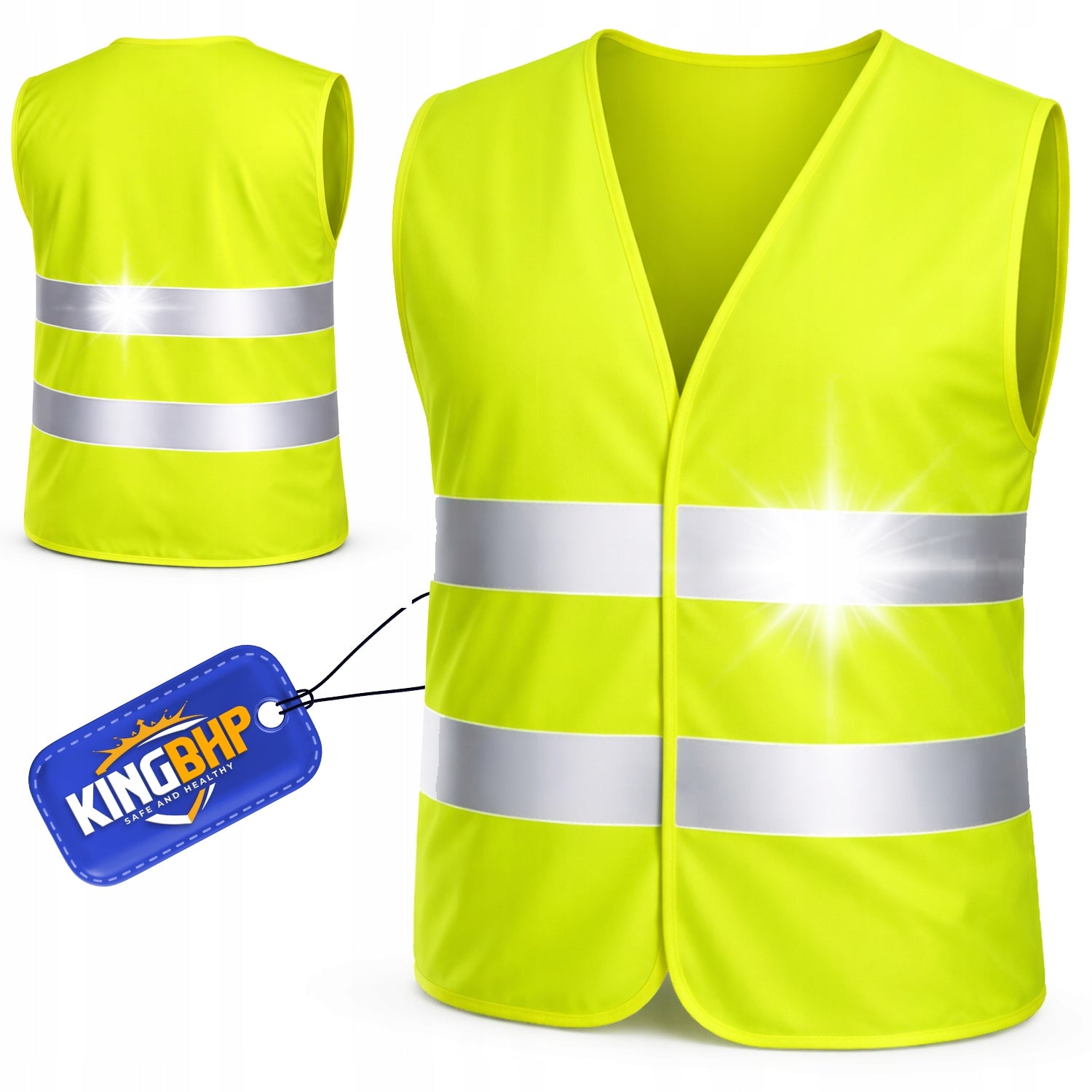 Reflective Vest WARNING ROAD VEST 2 category visibility
