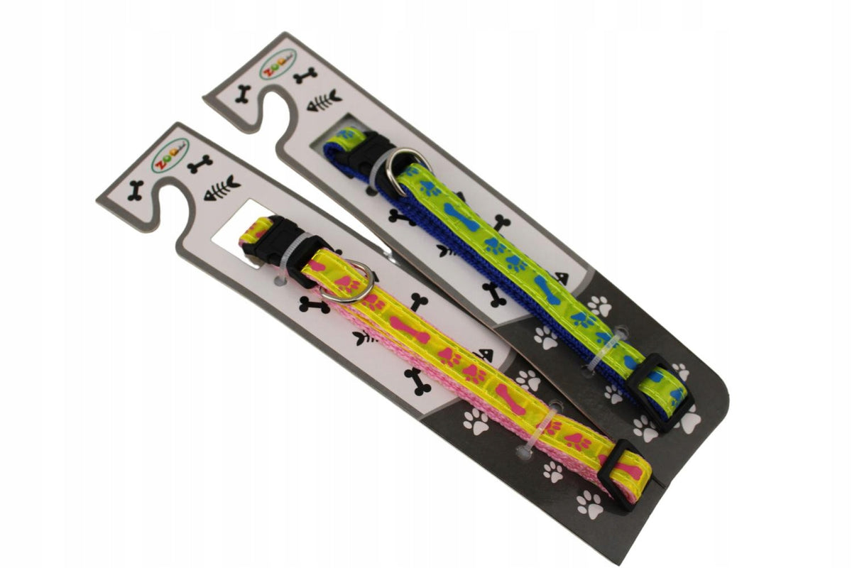Reflective animal collar 30 cm different colors HIT