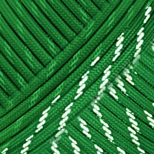 Reflective cable EDCX 4,4 mm Paracord 550 Reflective (Green, 100 m) Packaging status original