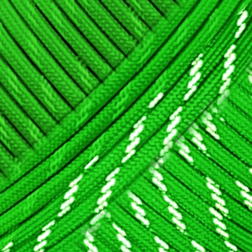 Reflective cable EDCX 4,4 mm Paracord 550 Reflective (Neon Green, 100 m) Packaging status original