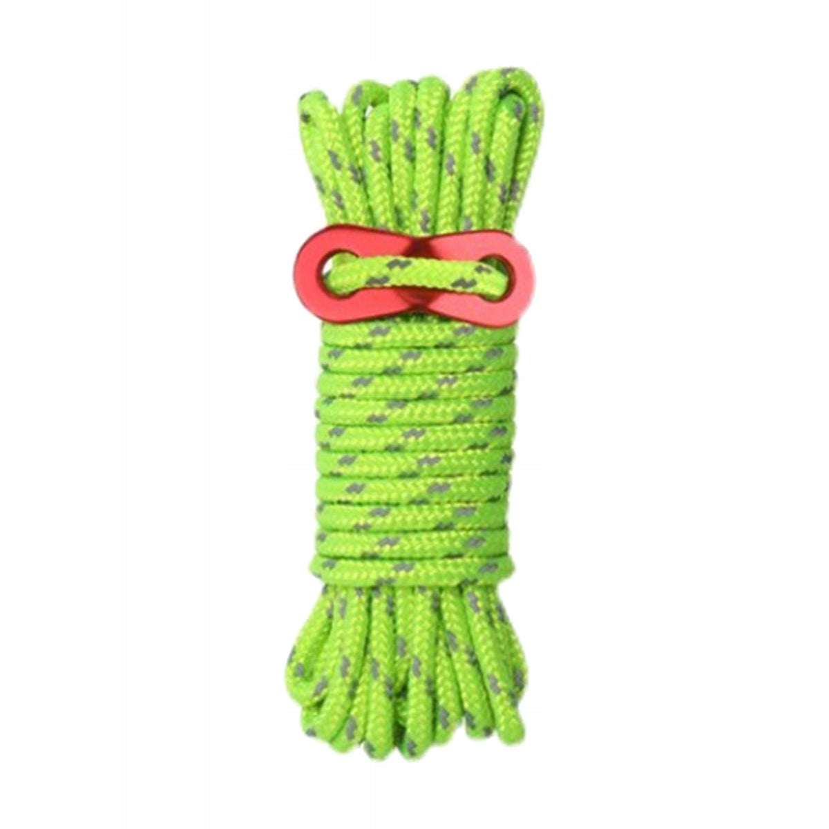 Reflective guyline Tent Cord 5mm 13ft Camp Rope for Outdoor Light green