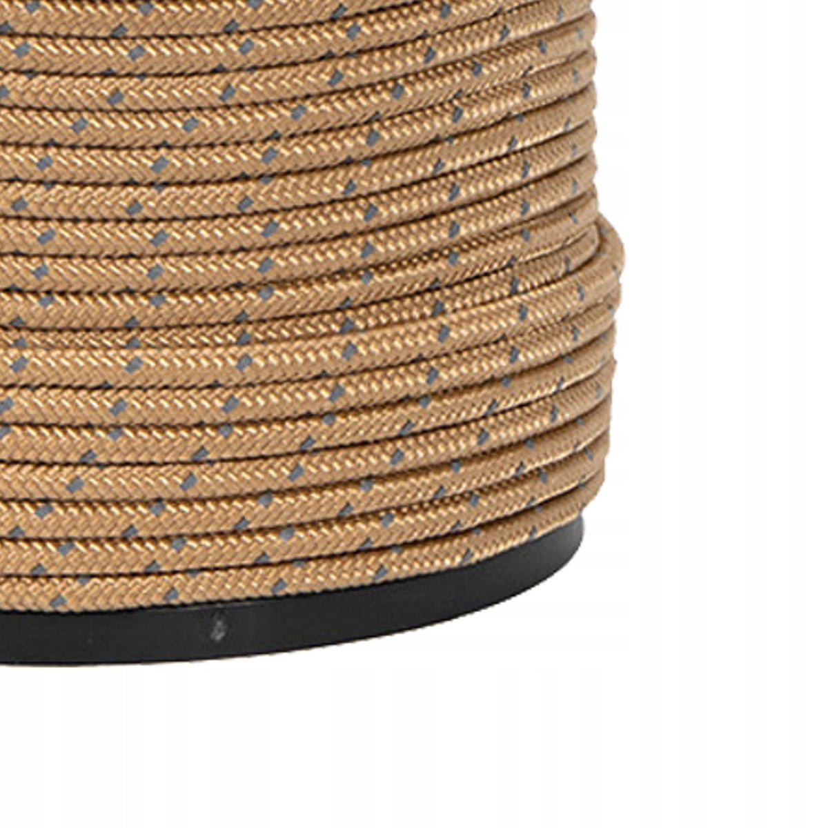 Reflective guyline Tent Cord Tent Awning Guide Rope Lightweight 50M Khaki Packaging status original