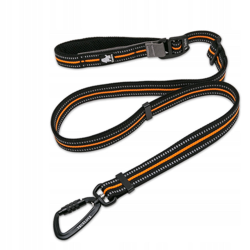 Reflective leash adjustable Truelove Urban 200 cm