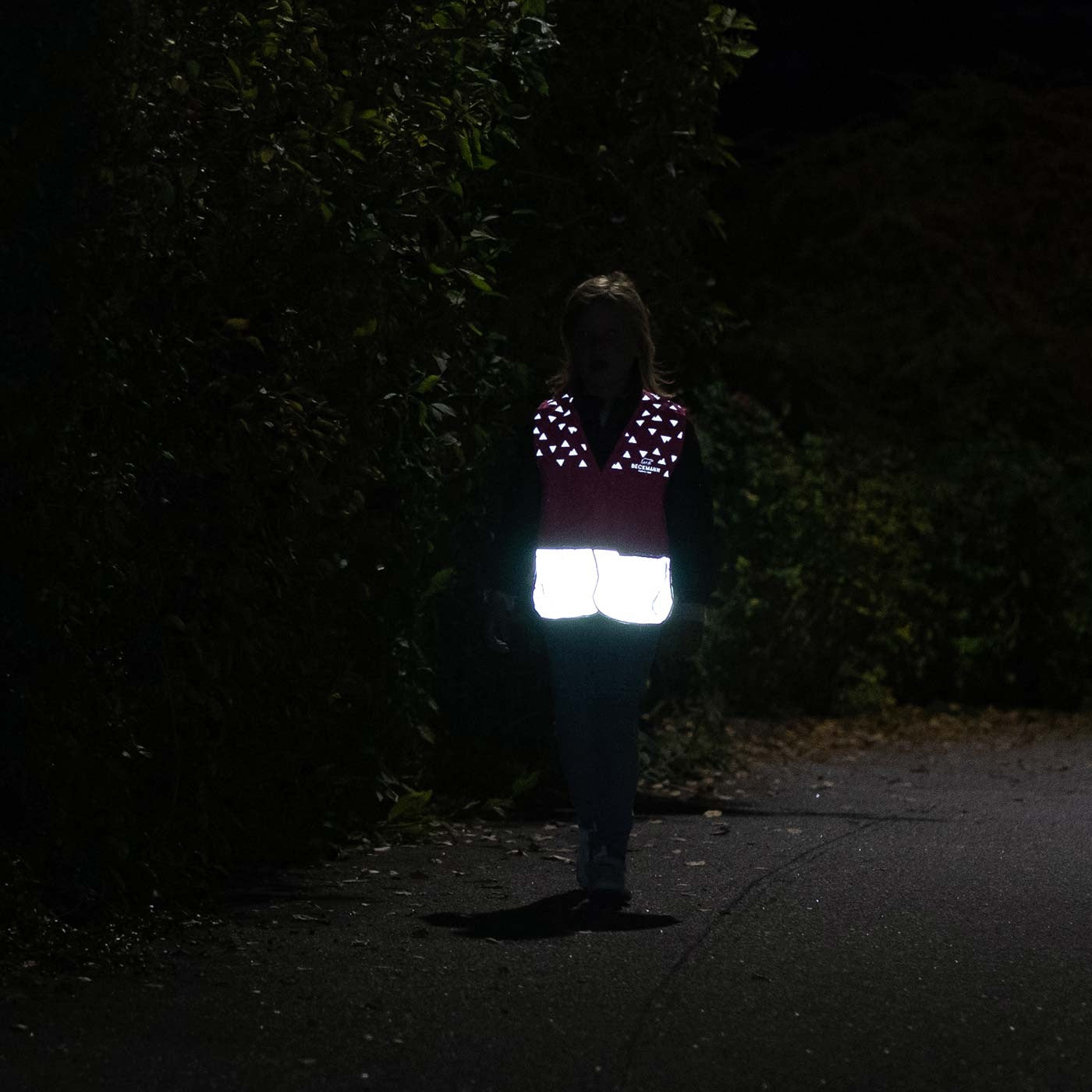 Reflective vest B-SEEN SAFE, pink Brand BECKMANN
