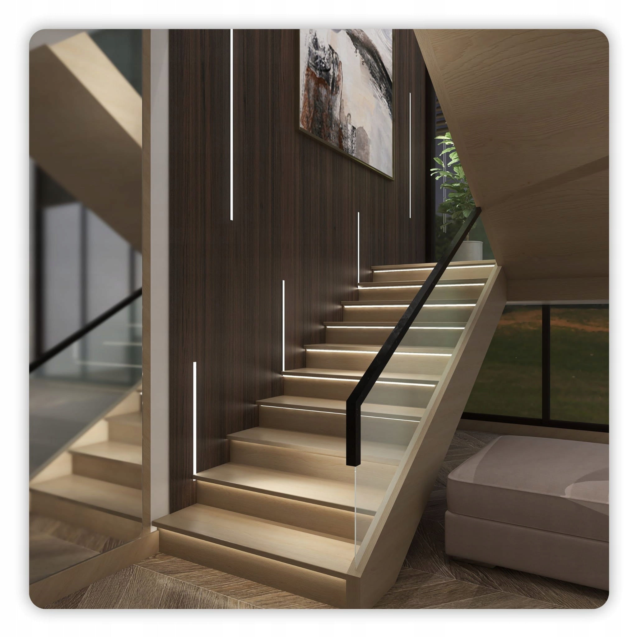 Integriertes LED-Flutlicht 