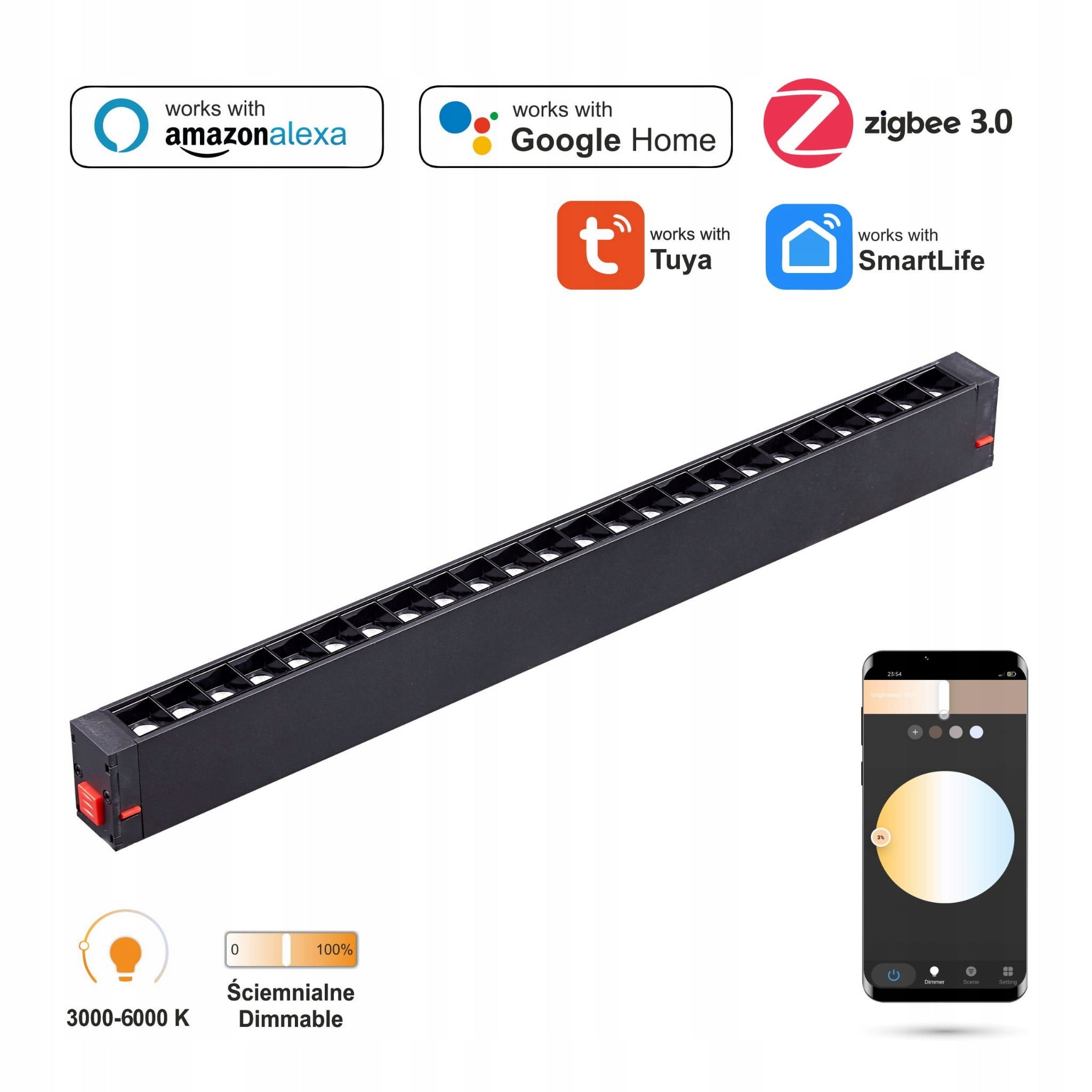 Integriertes LED-Lampengitter 