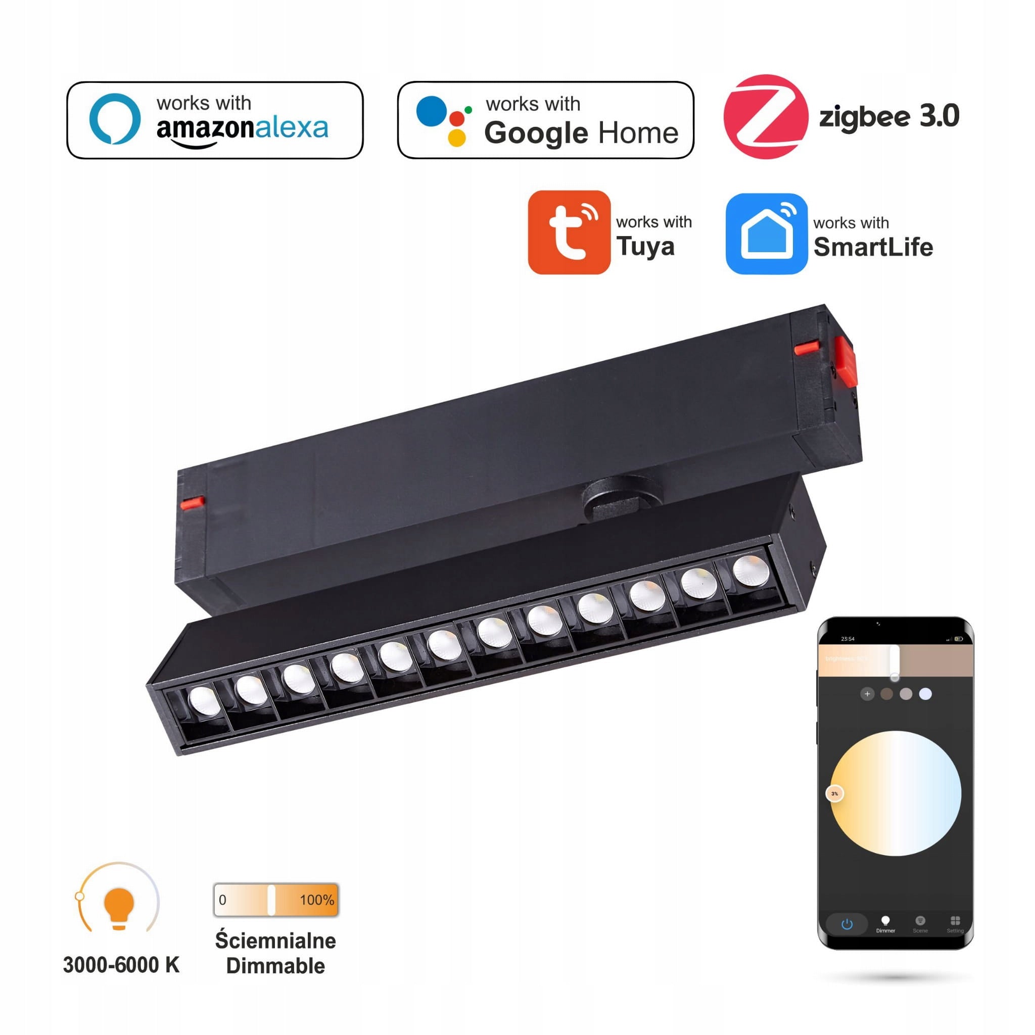 Integriertes LED-Lampengitter 