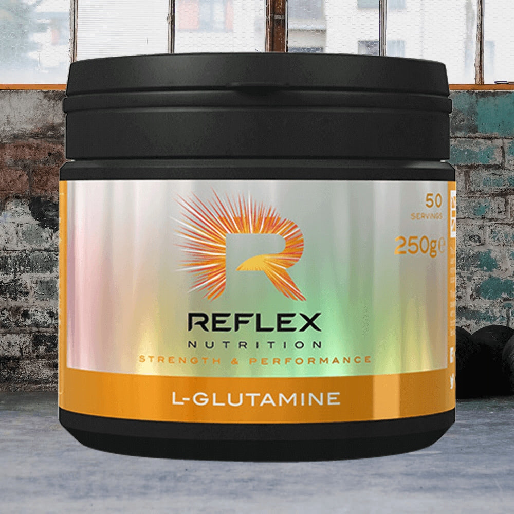 Reflex Nutrition L-Glutamine (250g) Standard Expiration date at least 3 months from the date of purchase