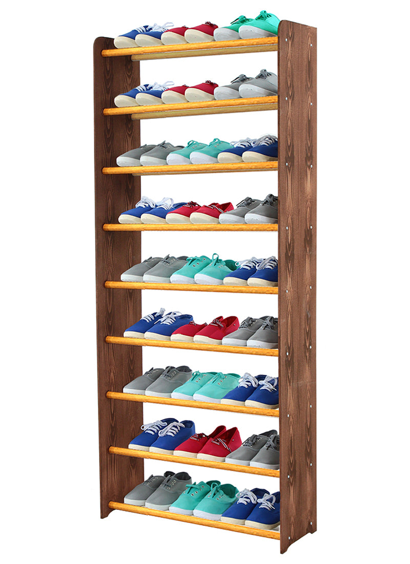 Schuhregal RBS965, dunkelbraun/braun 