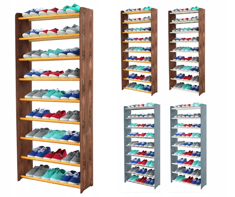 Schuhregal RBS965, dunkelbraun/braun 