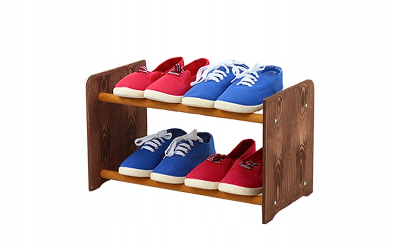 Schuhregal RBS245, dunkelbraun/braun 